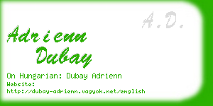 adrienn dubay business card